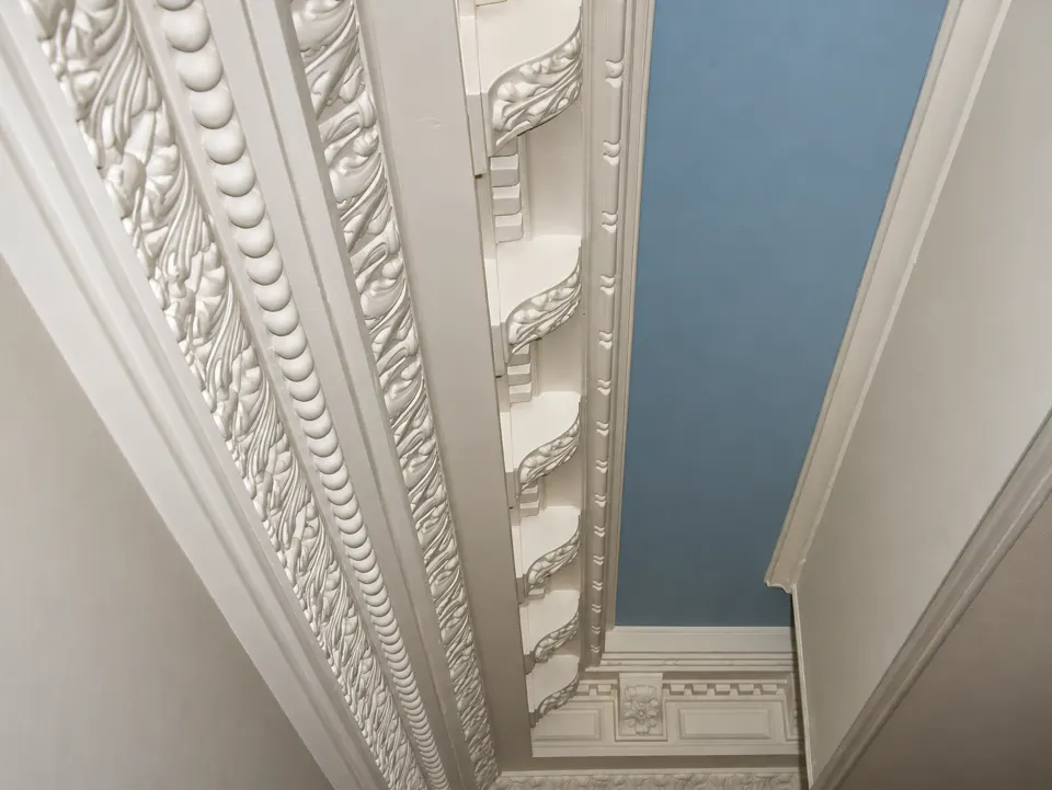 Casa com gesso decorativo