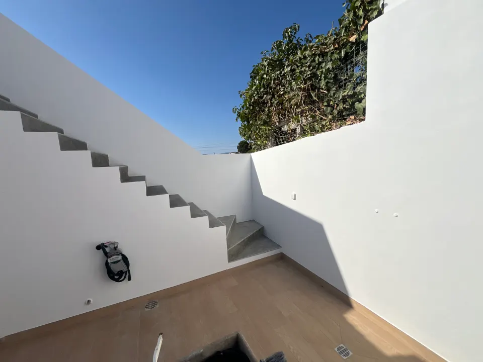 Casa algarvia: fachada e pátio