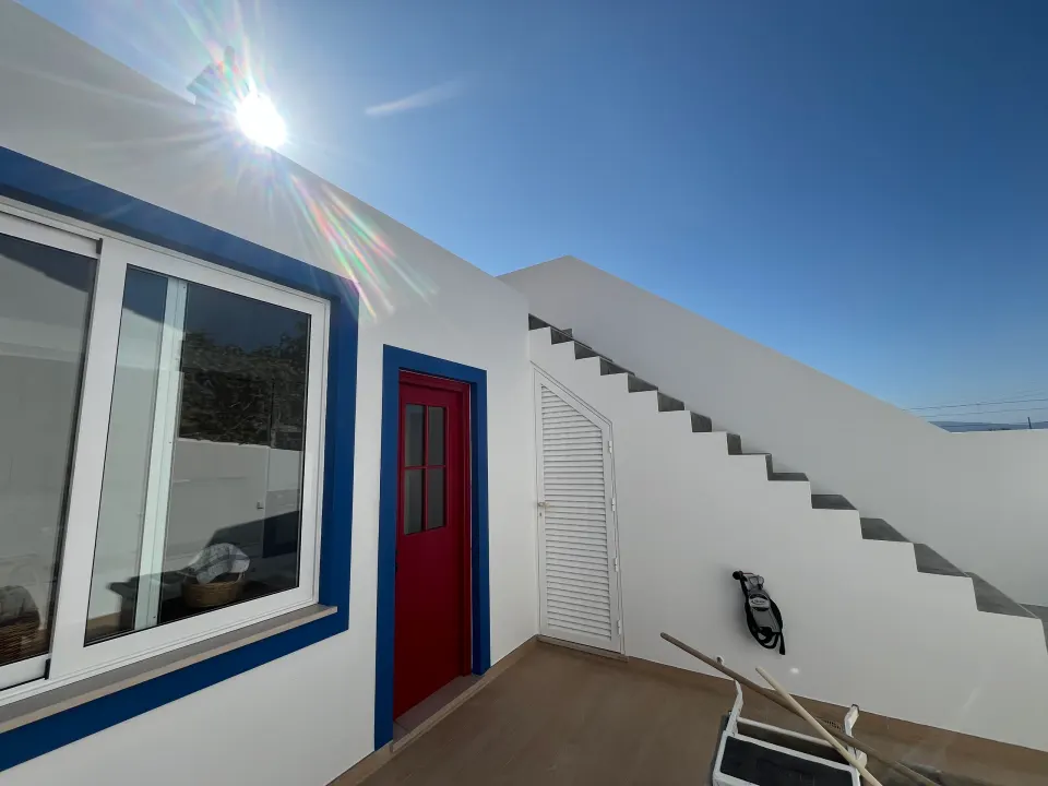 Casa algarvia: fachada e pátio