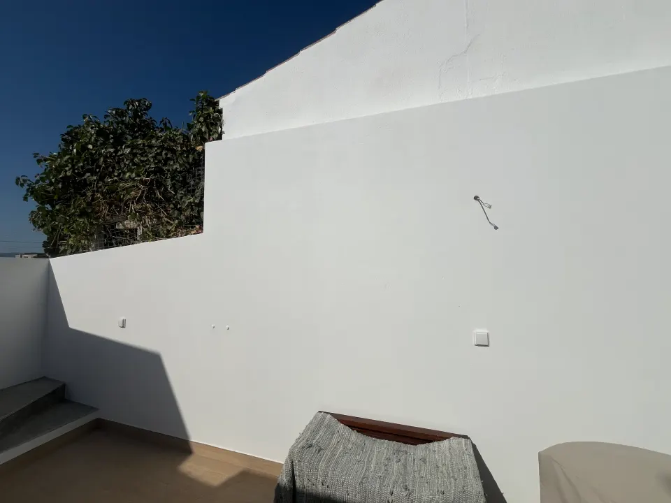 Casa algarvia: fachada e pátio